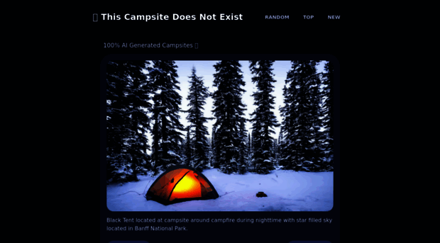 thiscampsitedoesnotexist.com