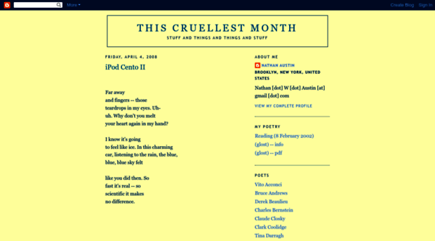 thiscruellestmonth.blogspot.com