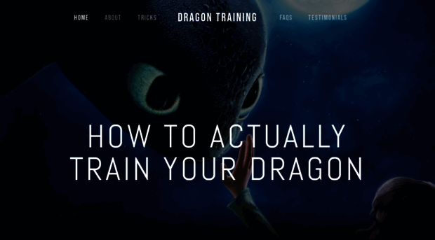 thisisactuallyhowtotrainyourdragon.com