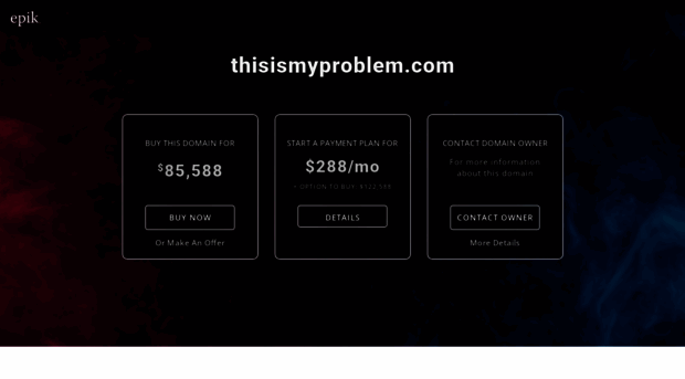 thisismyproblem.com