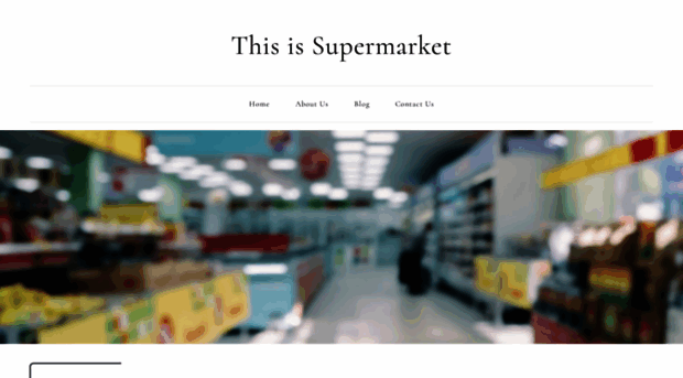 thisissupermarket.com