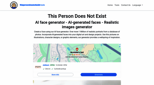 thispersondoesnotexist.tools
