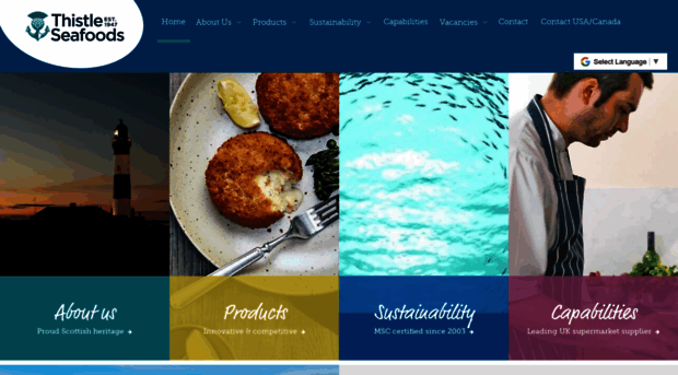 thistleseafoods.com