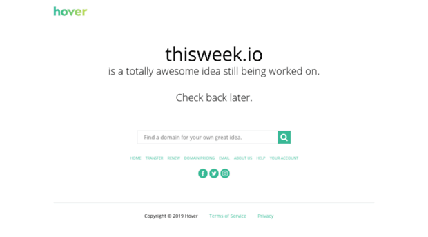 thisweek.io