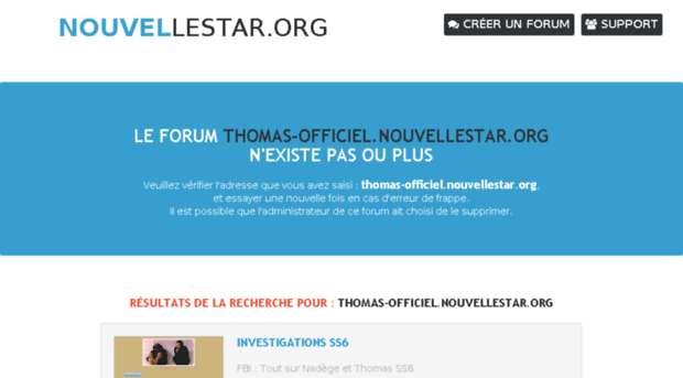 thomas-officiel.nouvellestar.org