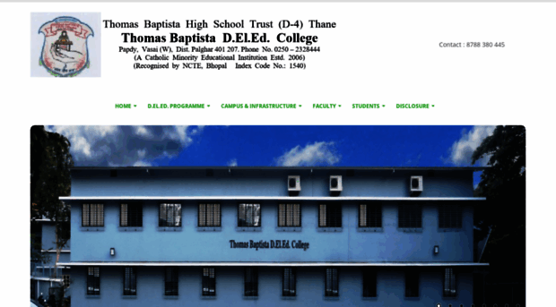 thomasbaptistadeledcollege.in