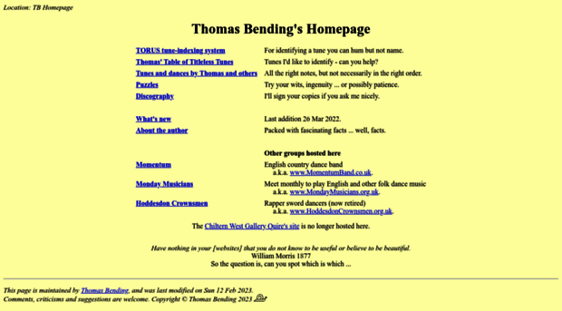 thomasbending.co.uk