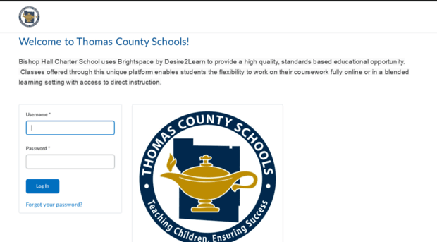 thomascounty.desire2learn.com