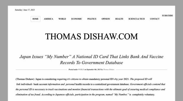 thomasdishaw.com