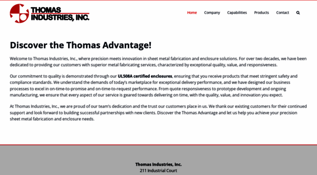 thomasindustriesinc.com