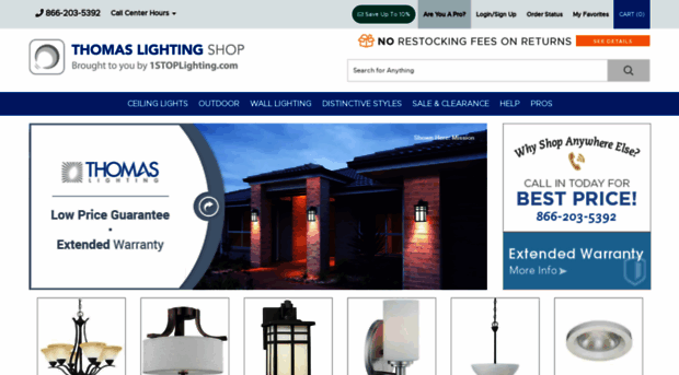 thomaslightingshop.com