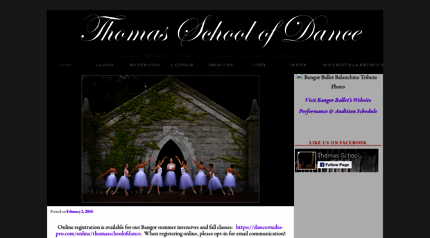 thomasschoolofdance.com