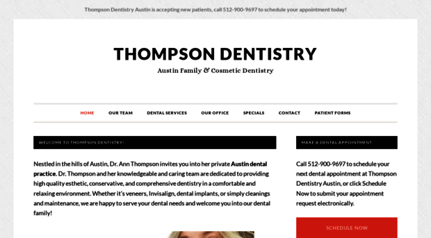 thompsondentistryaustin.com