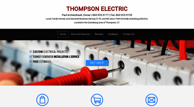 thompsonelectricwindhamct.com