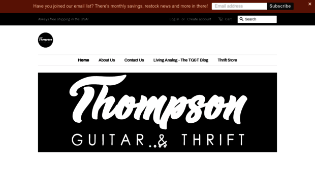 thompsonguitarandthrift.com