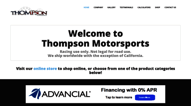 thompsonmotorsports.net