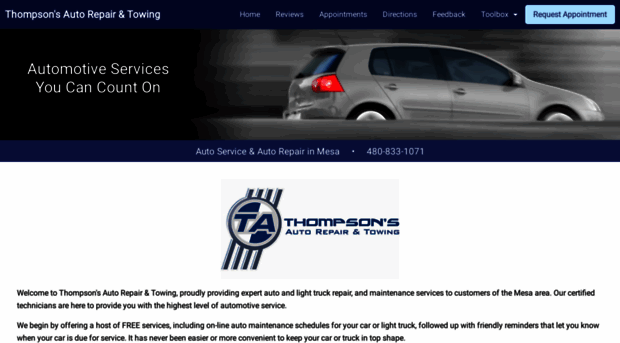 thompsonsautorepair.com