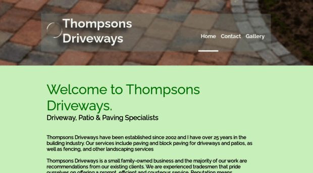 thompsonsdriveways.co.uk