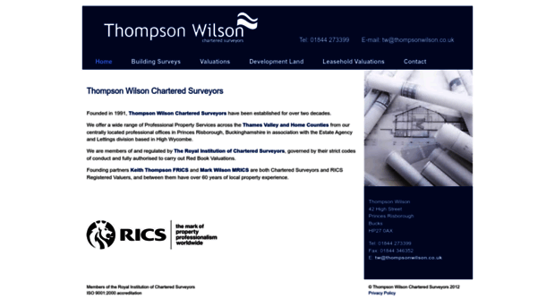 thompsonwilsonsurveyors.co.uk