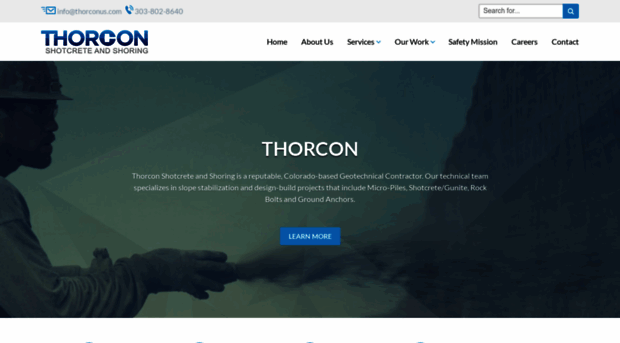 thorconshotcrete.com