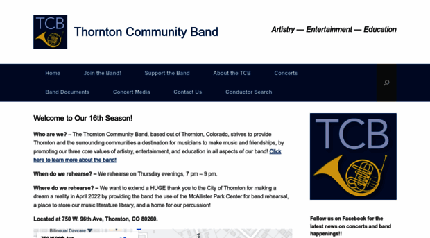 thorntoncommunityband.org