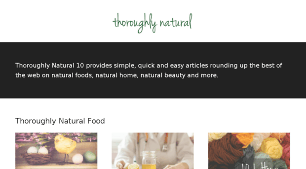 thoroughlynatural.com