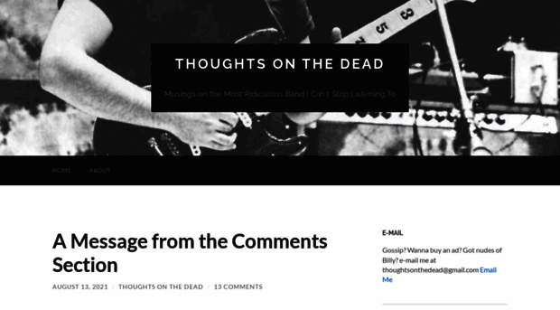 thoughtsonthedead.com