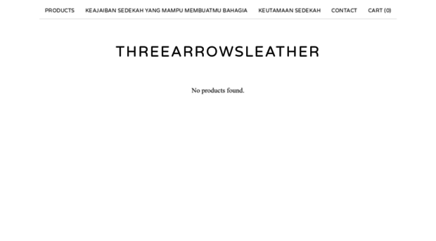 threearrowsleather.bigcartel.com