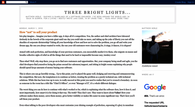 threebrightlights.blogspot.com