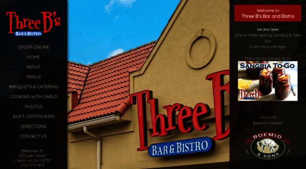 threebsbarandbistro.com