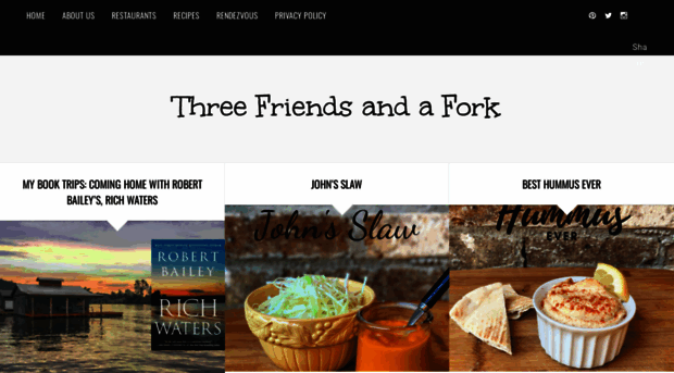 threefriendsandafork.com