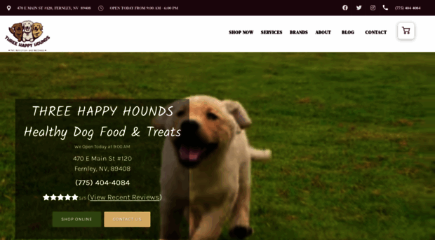 threehappyhounds.com