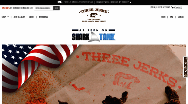 threejerksjerky.com