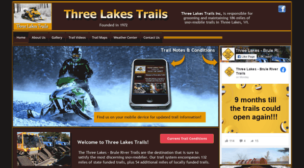 threelakestrails.com