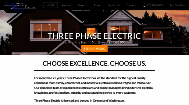 threephaseelectric.com