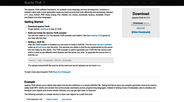 thrift.apache.org