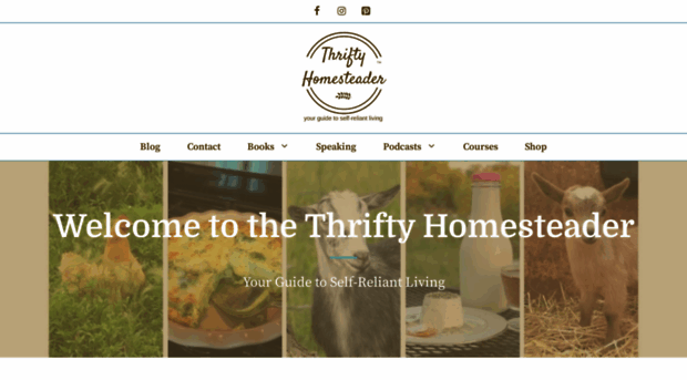 thriftyhomesteader.com