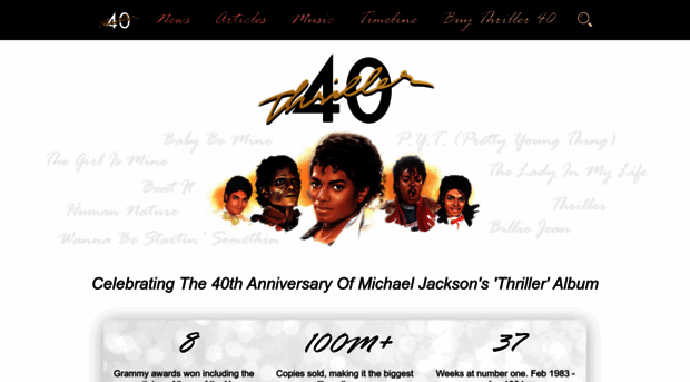 thriller40.com