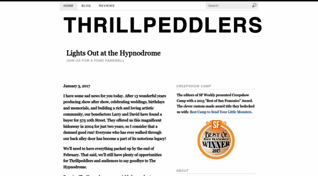 thrillpeddlers.com