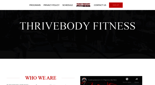 thrivebodyfitness.com