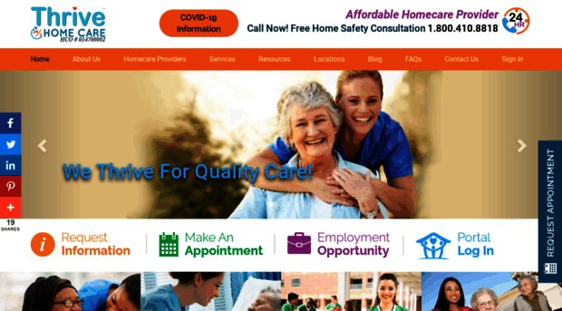 thrivehomecare.com