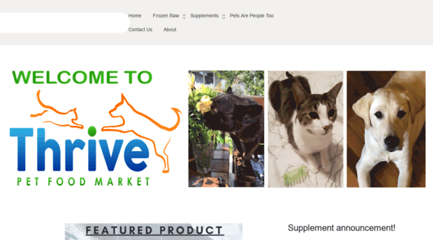 thrivepetfoodmarket.com