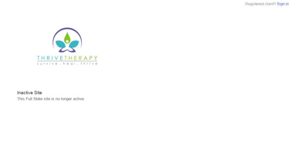 thrivetherapyconsultationservicespllc.fullslate.com