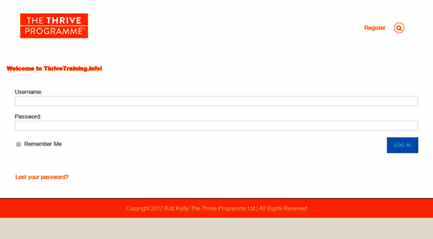 thrivetraining.info