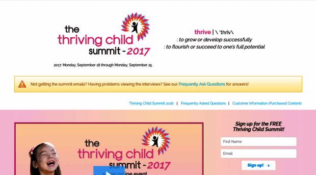 thrivingchildsummit.com