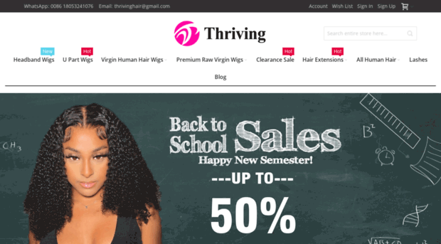 thrivinghair.com