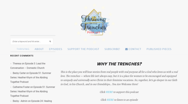 thrivinginthetrenches.com
