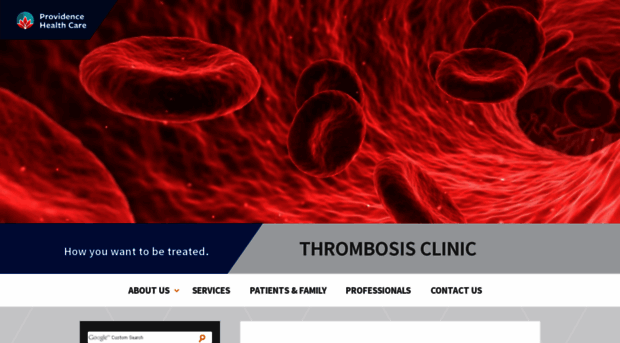 thrombosis.providencehealthcare.org