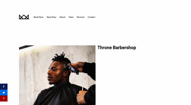 thronebarbershop.com