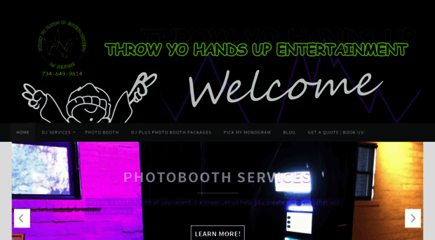 throwyohandsupentertainment.com